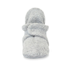 Zutano Light Grey Fleece Baby Booties with Snaps