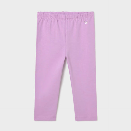 Purple leggings on a white background