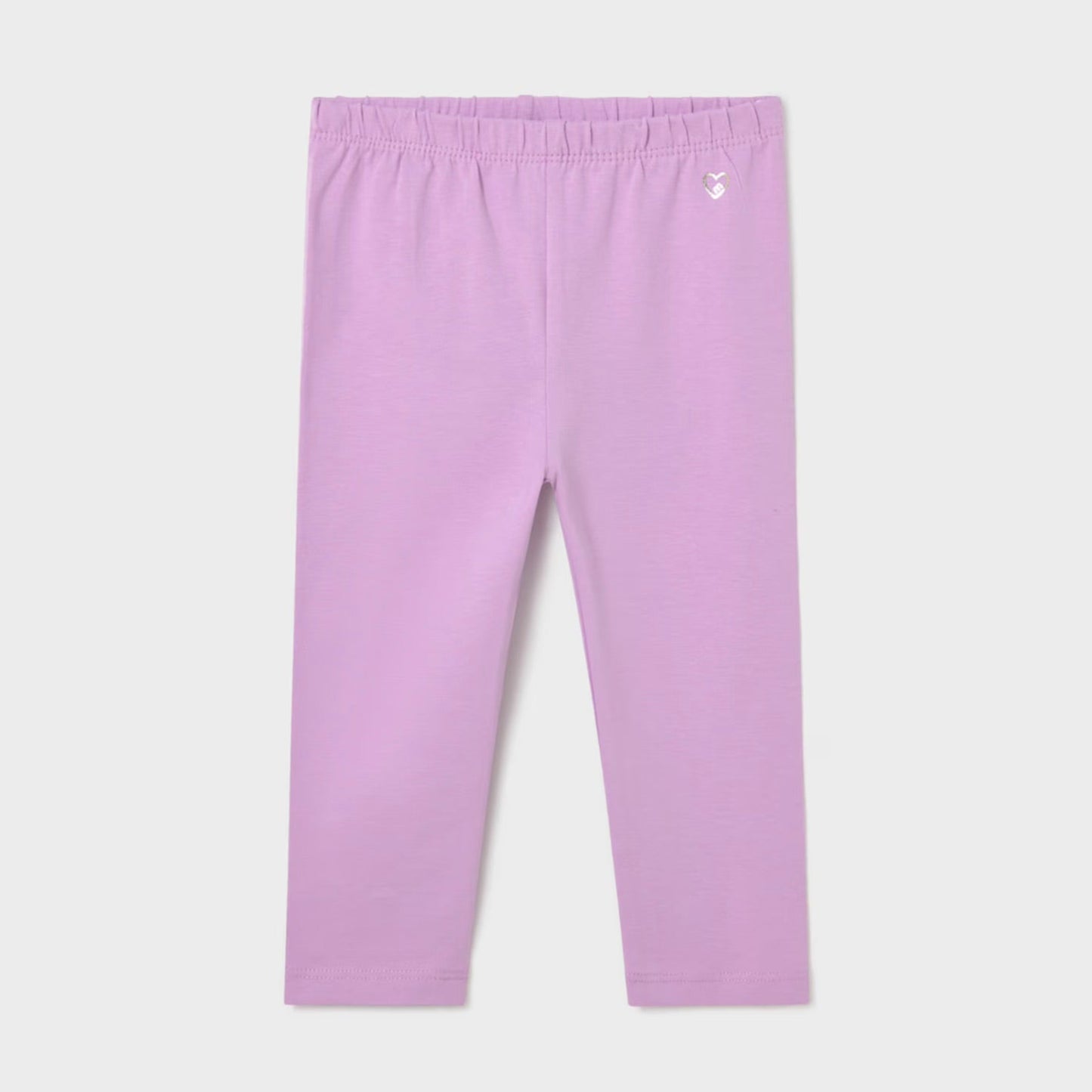 Purple leggings on a white background