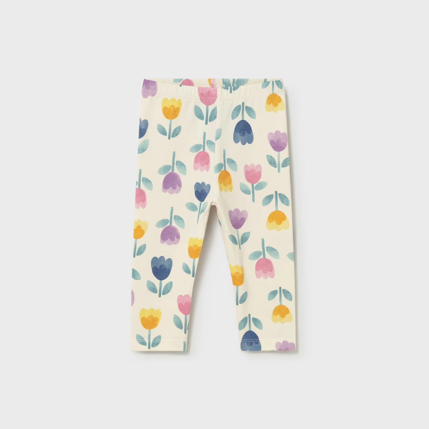 tulip printed baby leggings