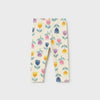 tulip printed baby leggings