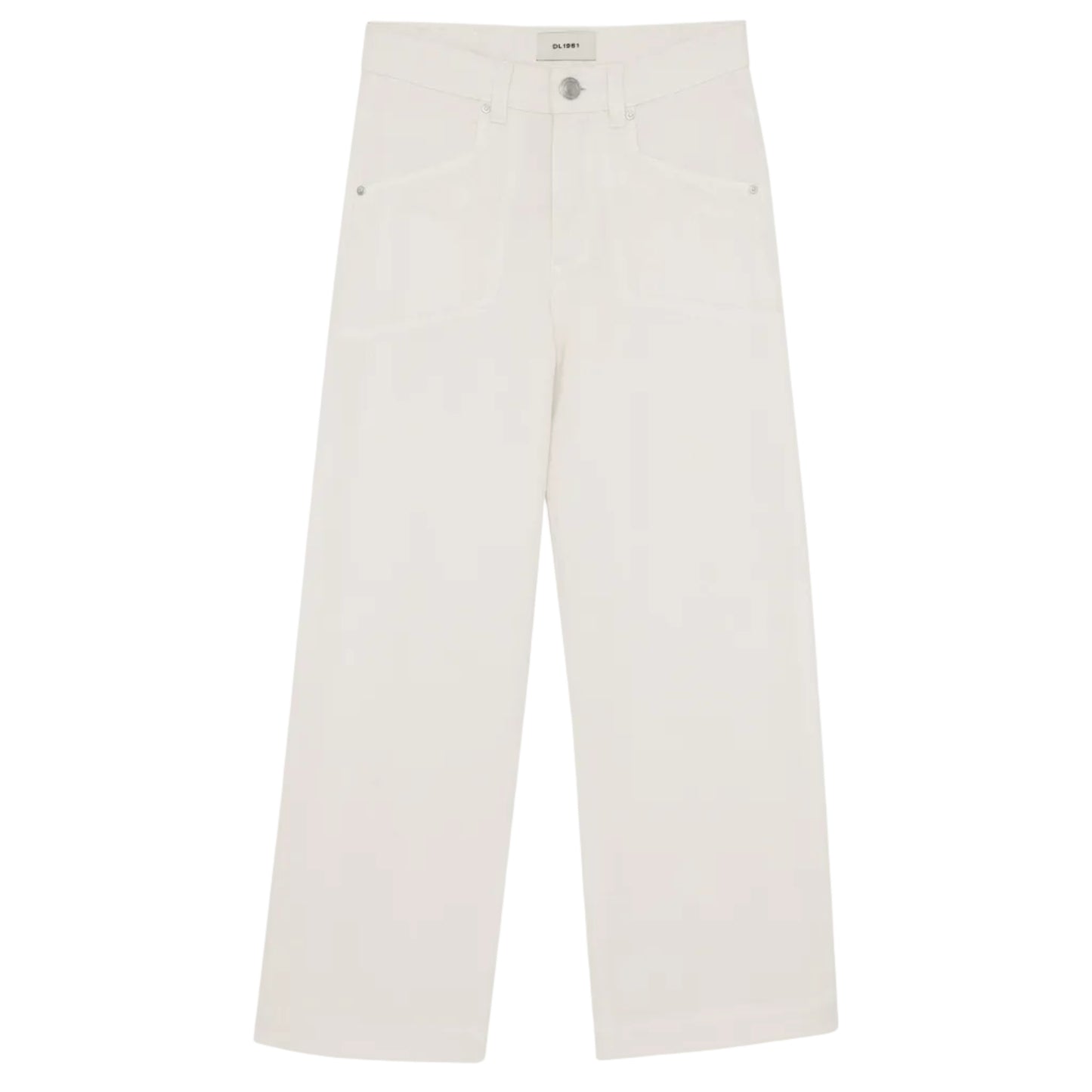 White pants on a white background