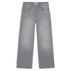 Gray jeans on a white background