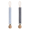 Linen Pacifier Clips