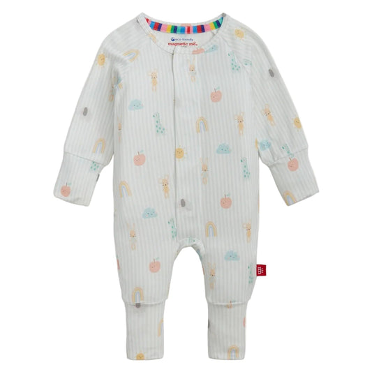Baby romper with colorful patterns 