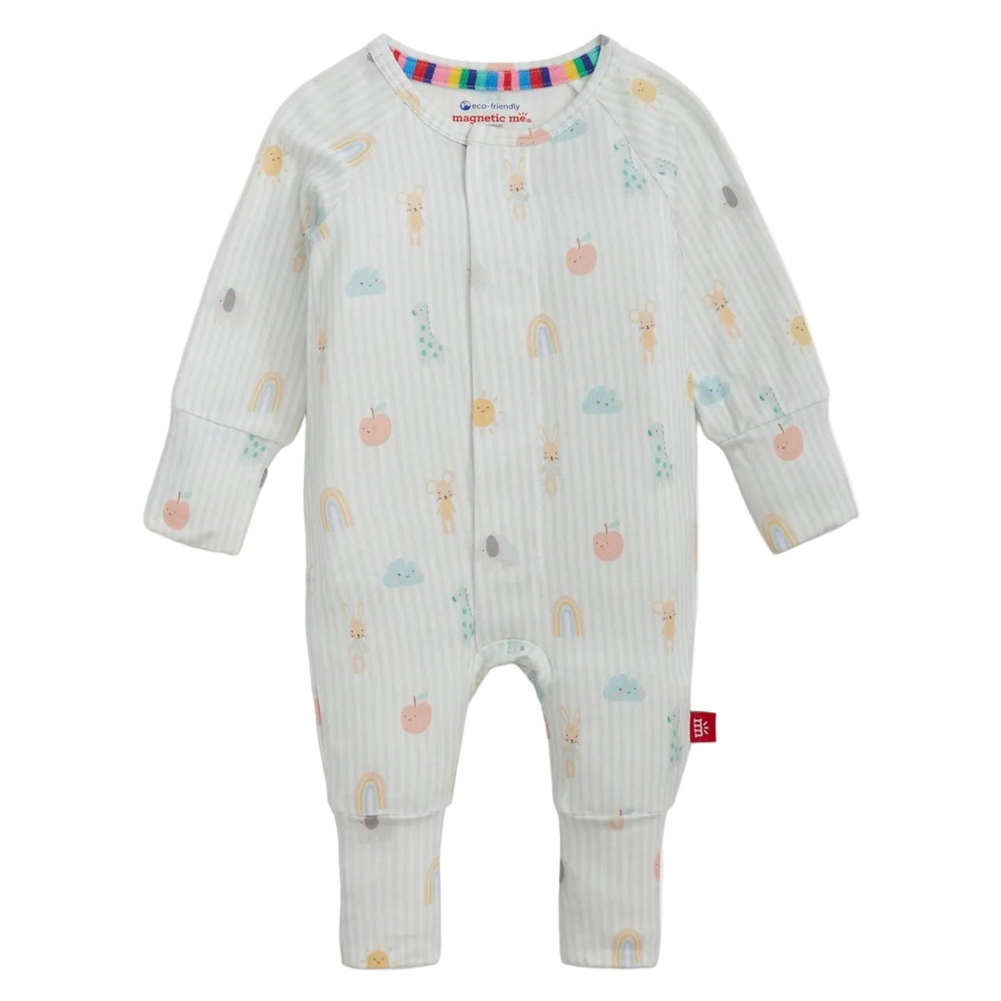 Baby romper with colorful patterns 