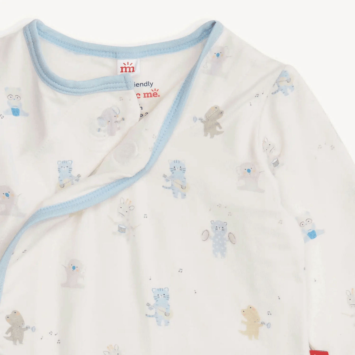 Blue Baby Beats Gown & Hat Set