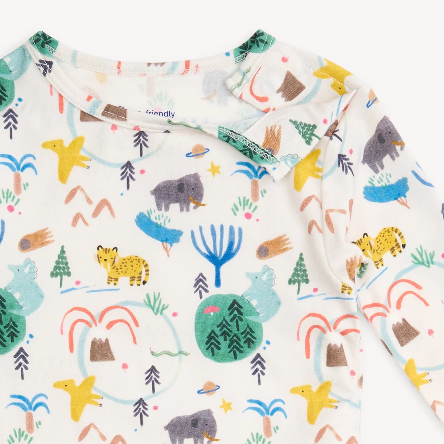Wooly Jurassic Pajama Set