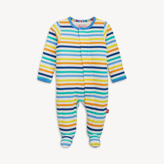 Blue Stripe CloudStretch Footie