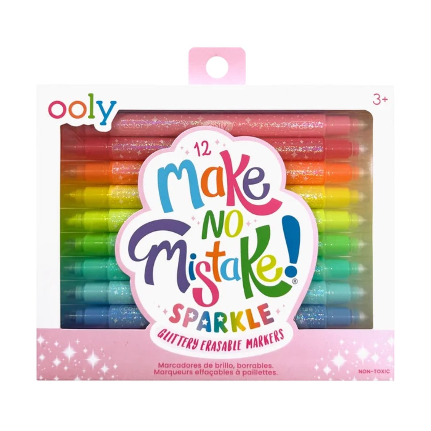 Glitter erasable markers for creative perfection