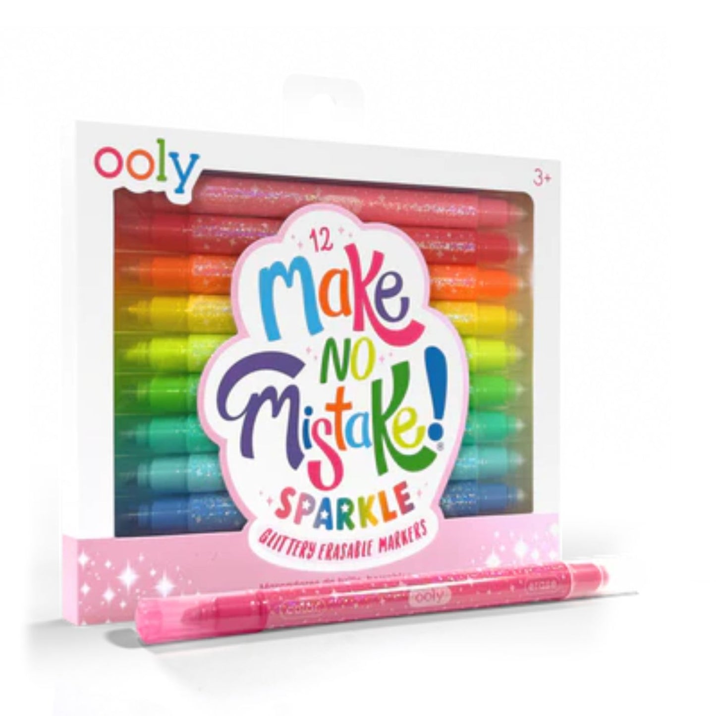 Glitter erasable markers for creative perfection