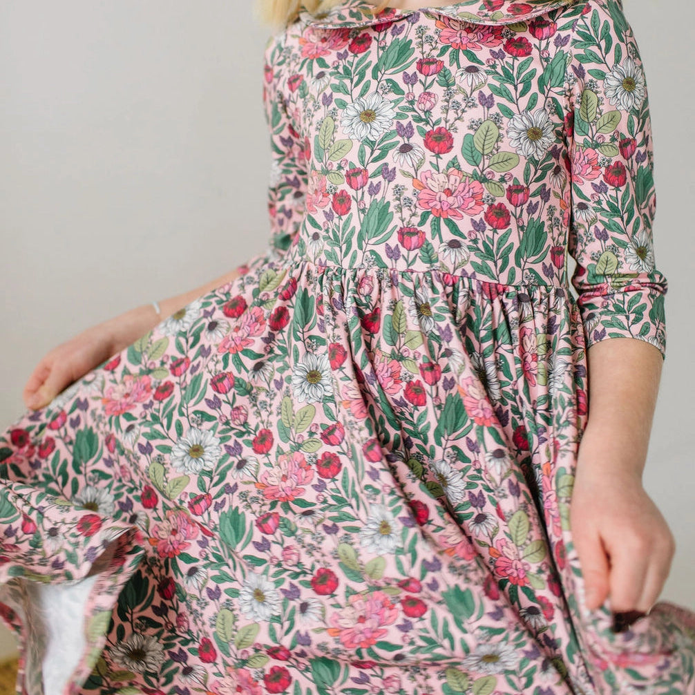 Meadow Bloom Rubina Dress - back view
