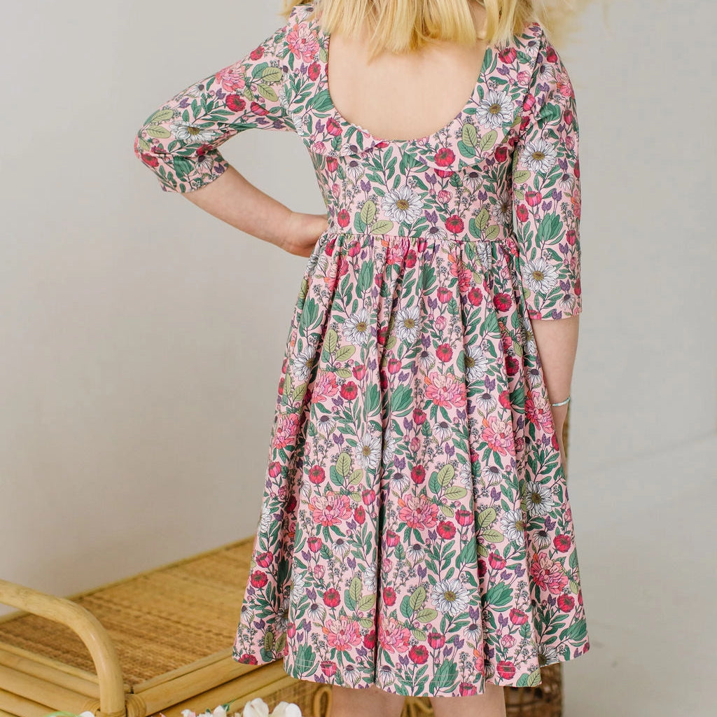 Meadow Bloom Rubina Dress - detail shot