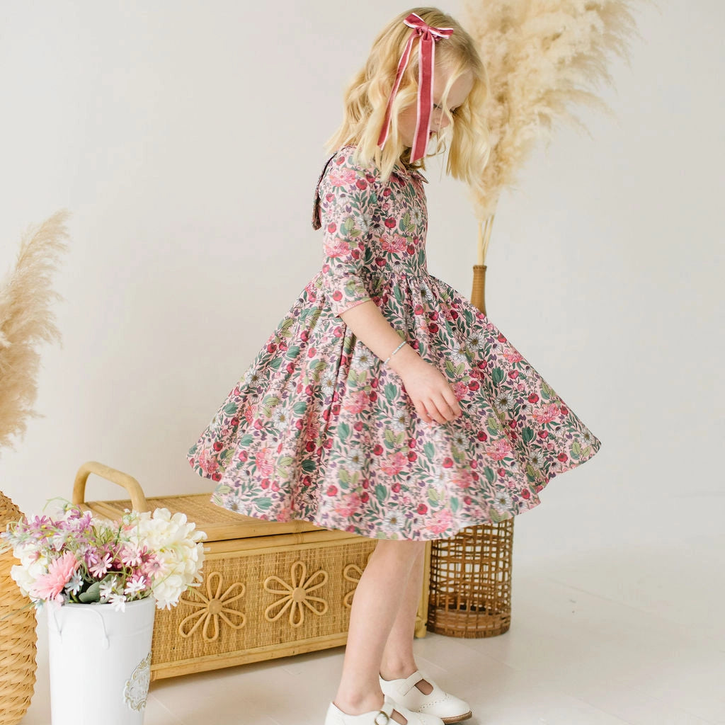 Meadow Bloom Rubina Dress - detail shot