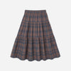 Midnight Plaid Tiered Skirt