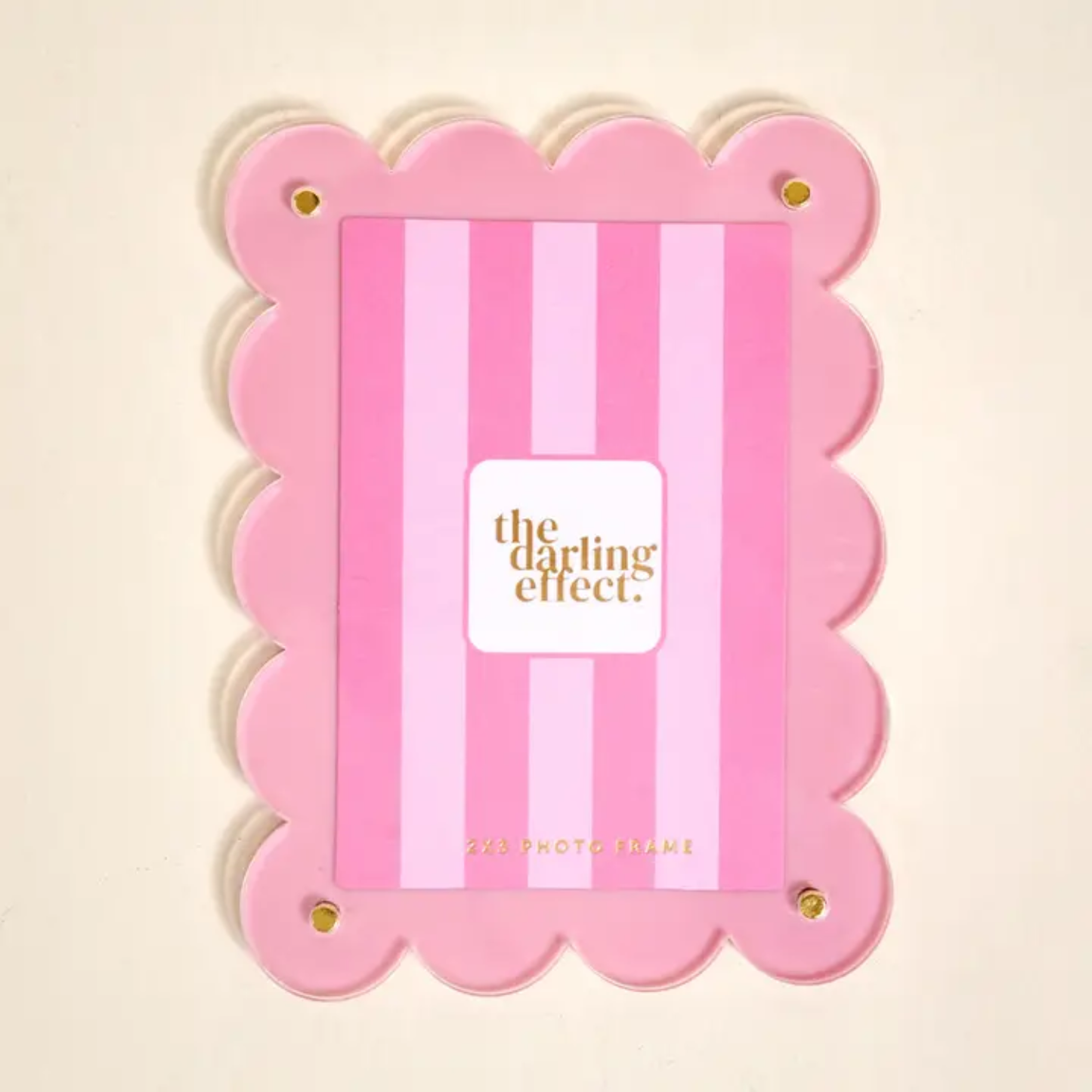 Blush Acrylic Photo Frame Magnet For Favorite Memories