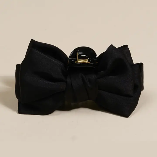 Mini Satin Bow Clip For Effortless Hairstyles
