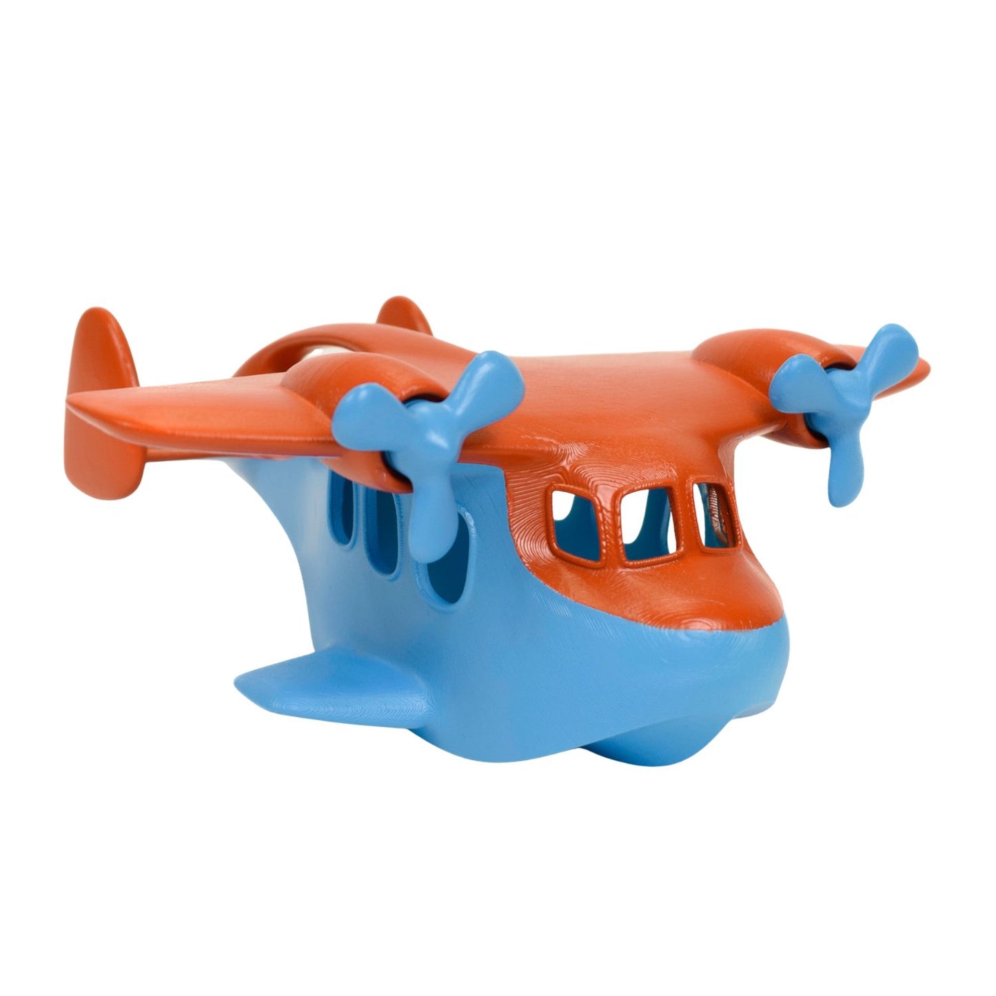 Bright float plane for imaginative aviation adventures and play.