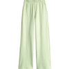 Light green pants on a white background