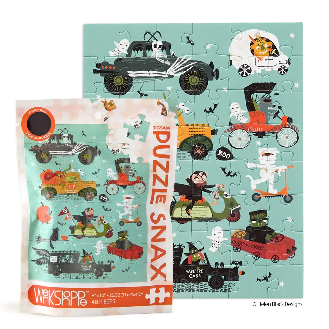Monster Cars Puzzle Snax
