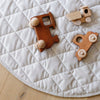Gray playmat