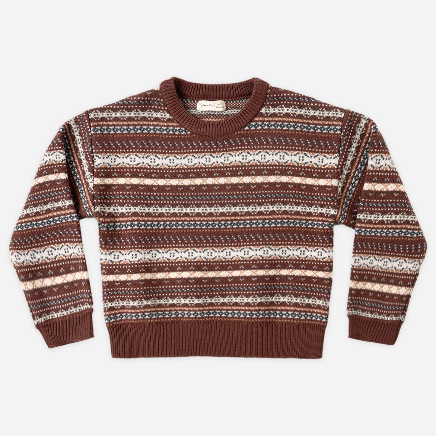 Aspen Sweater Mulberry Multi-Stripe