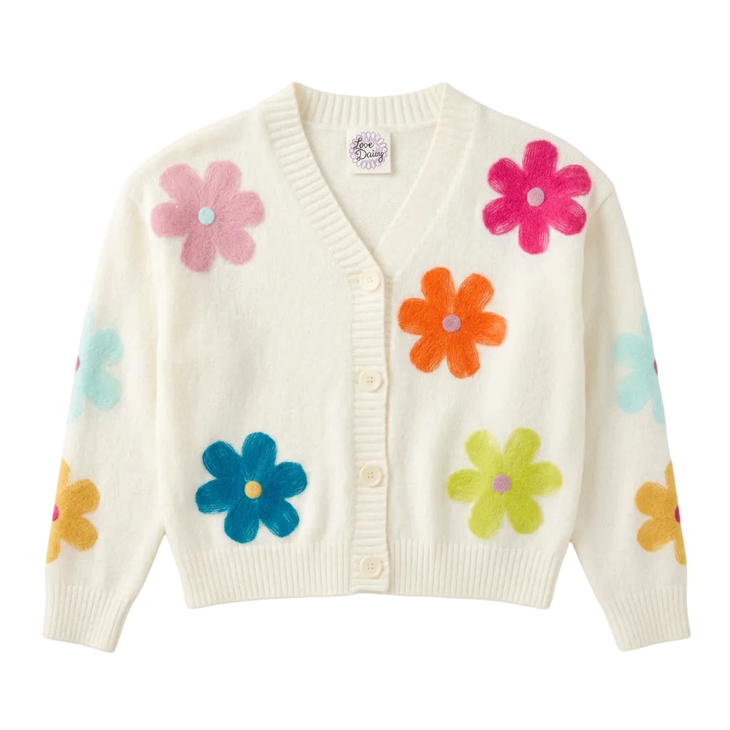 Multi Flower Cardigan