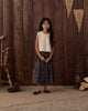 Midnight Plaid Tiered Skirt