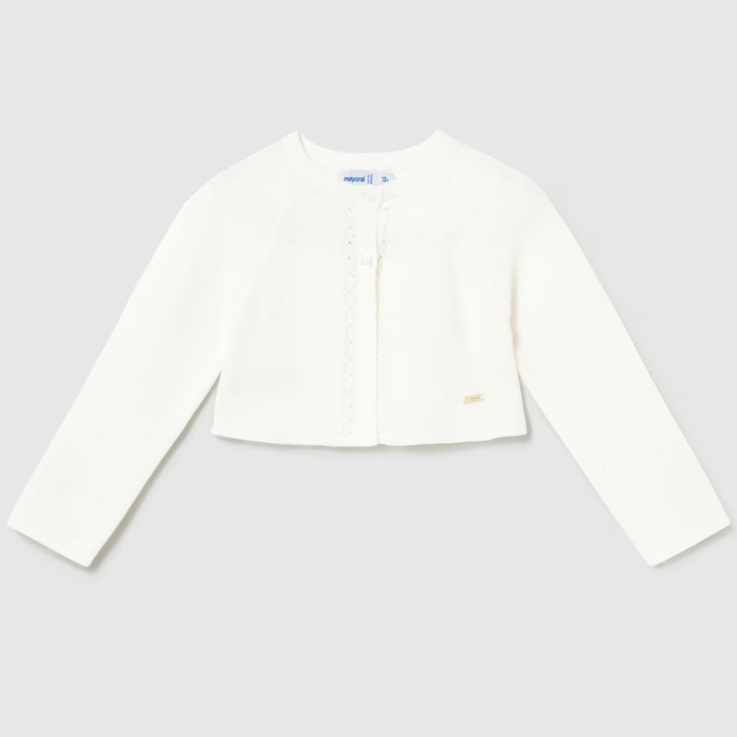 creamy white cardigan for baby girl