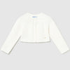 creamy white cardigan for baby girl