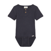 Navy blue baby bodysuit with buttons 