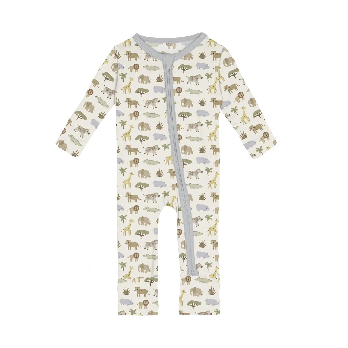 Natural Mini Safari Convertible Romper