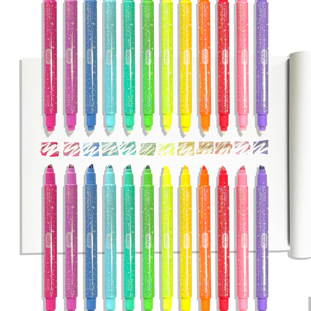 Make No Mistake Glitter Erasable Markers