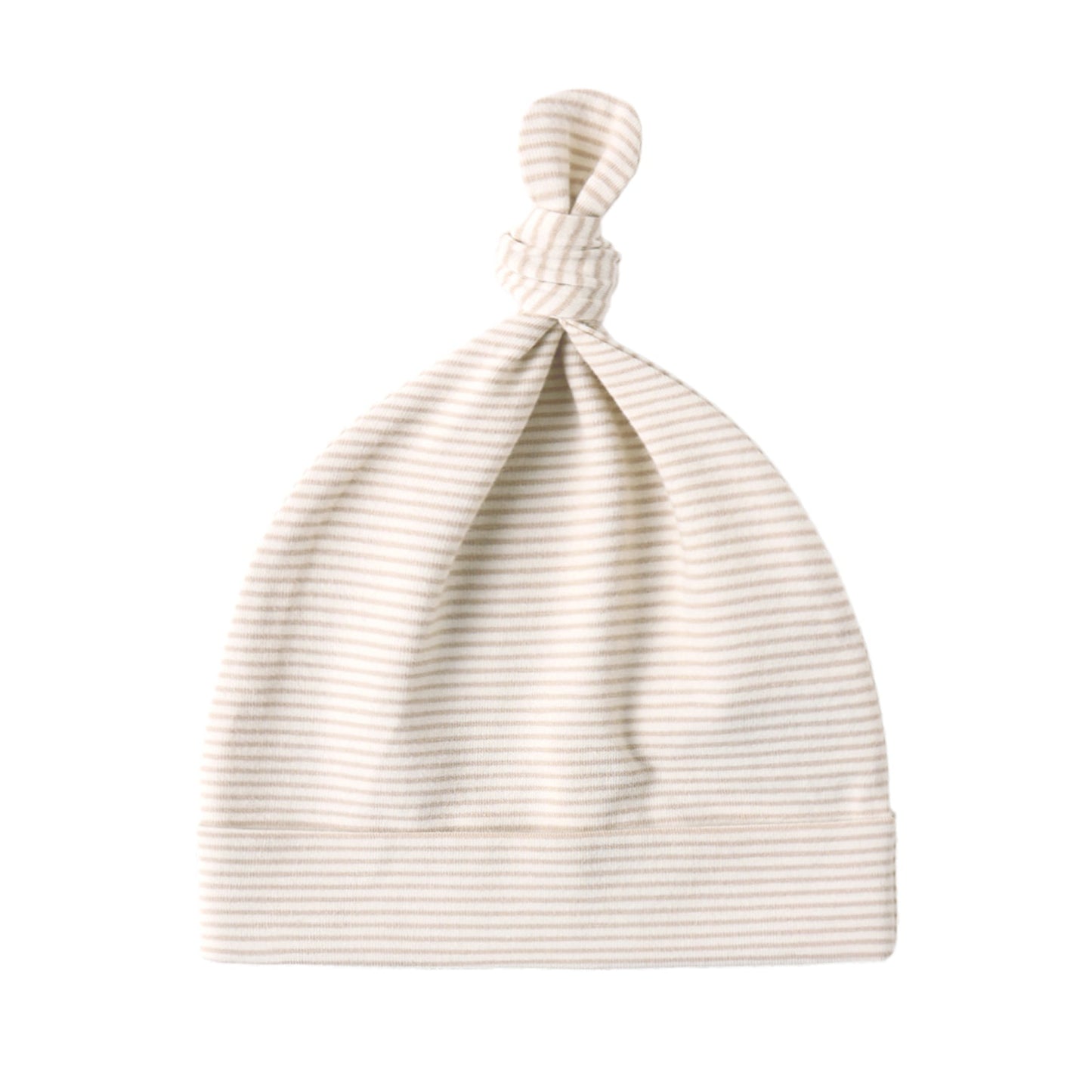 Oat Striped baby hat 
