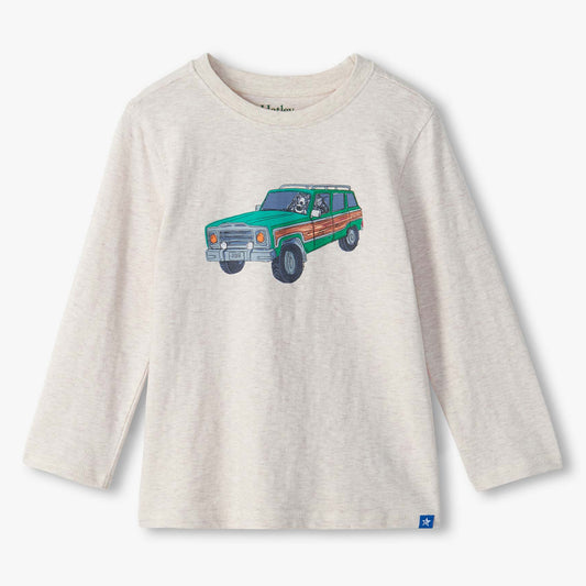 Boys vintage truck print crew neck tee by Hatley
