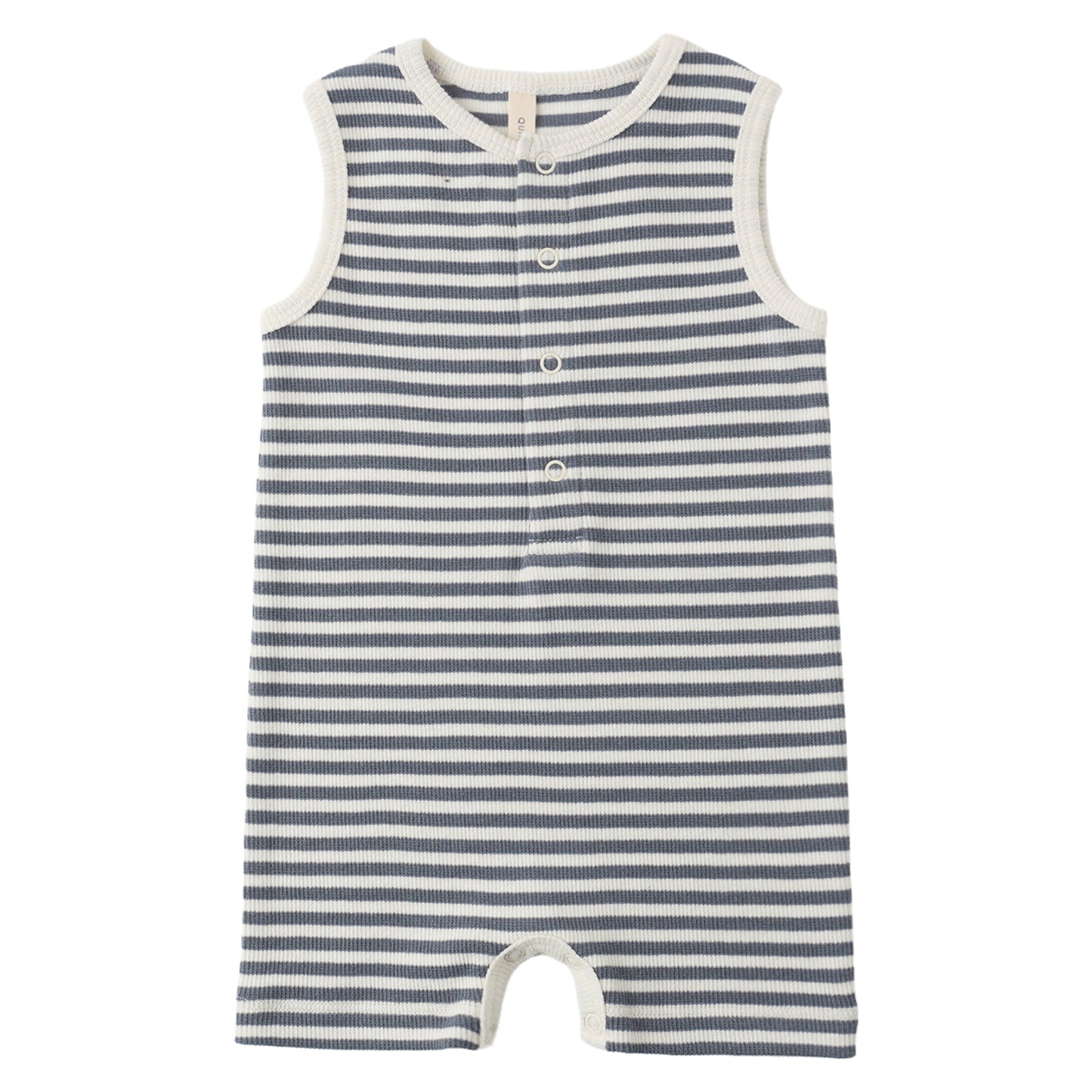 Dark blue Striped baby romper