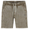 Army green olive shorts with a drawstring 