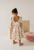 Girls puff sleeve twirl dress by Ollie Jay in School Vibes floral print