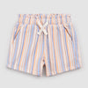 blue orange stripe shorts