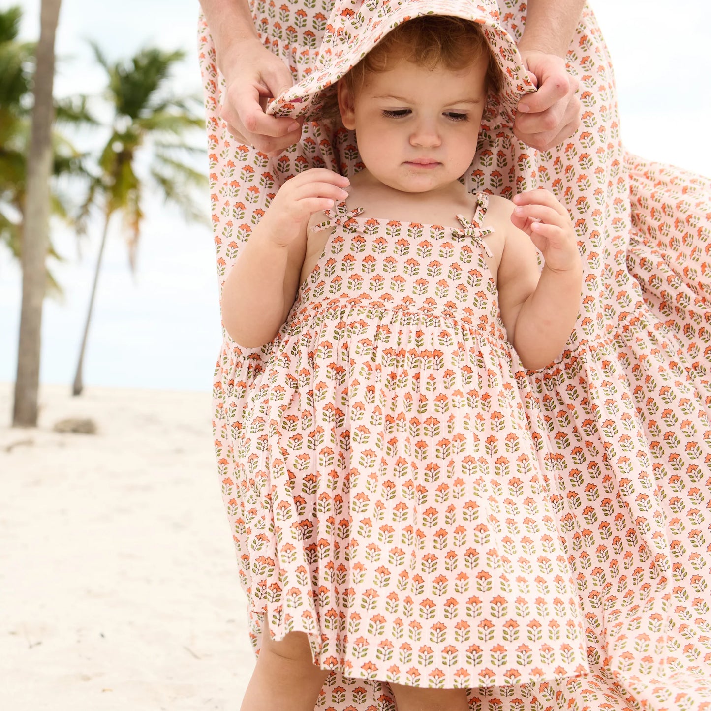 Pink Prairie Block Tia Dress Set