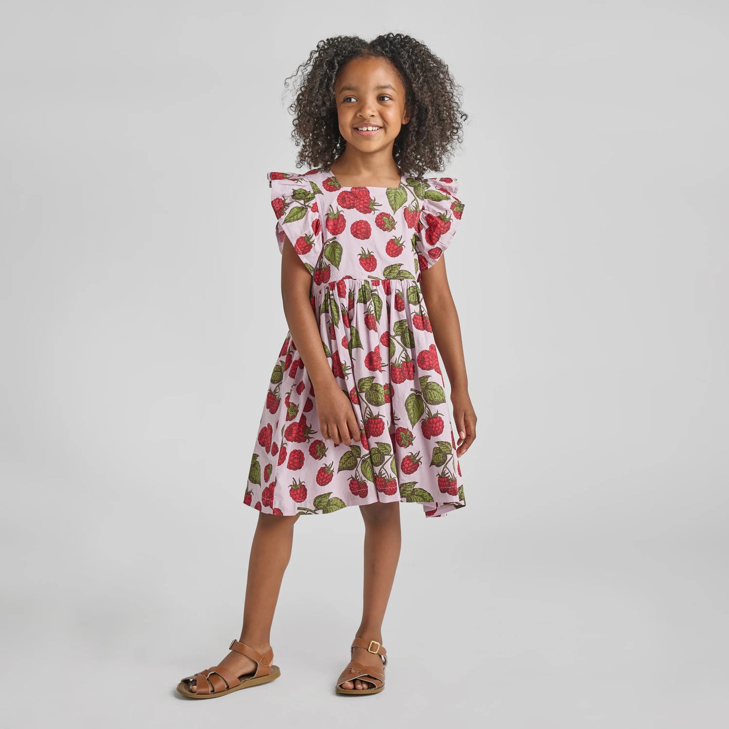 Lavender Raspberries Elsie Dress