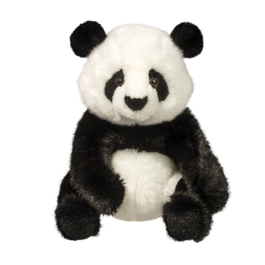 Cuddly panda plush with classic black-and-white markings