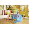 Colorful magnetic pet playhouse with animals and slide