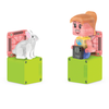 Colorful magnetic pet playhouse with animals and slide