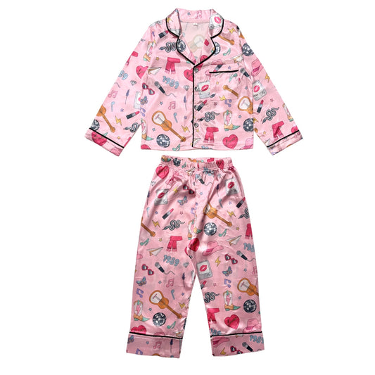 Tay Tay Silky Pajamas Set