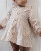 Pink Blossom Ruffle Collar Dress - lifestyle shot