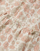 Pink Blossom Ruffle Collar Dress - detail close-up