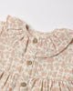 Pink Blossom Ruffle Collar Dress - detail close-up