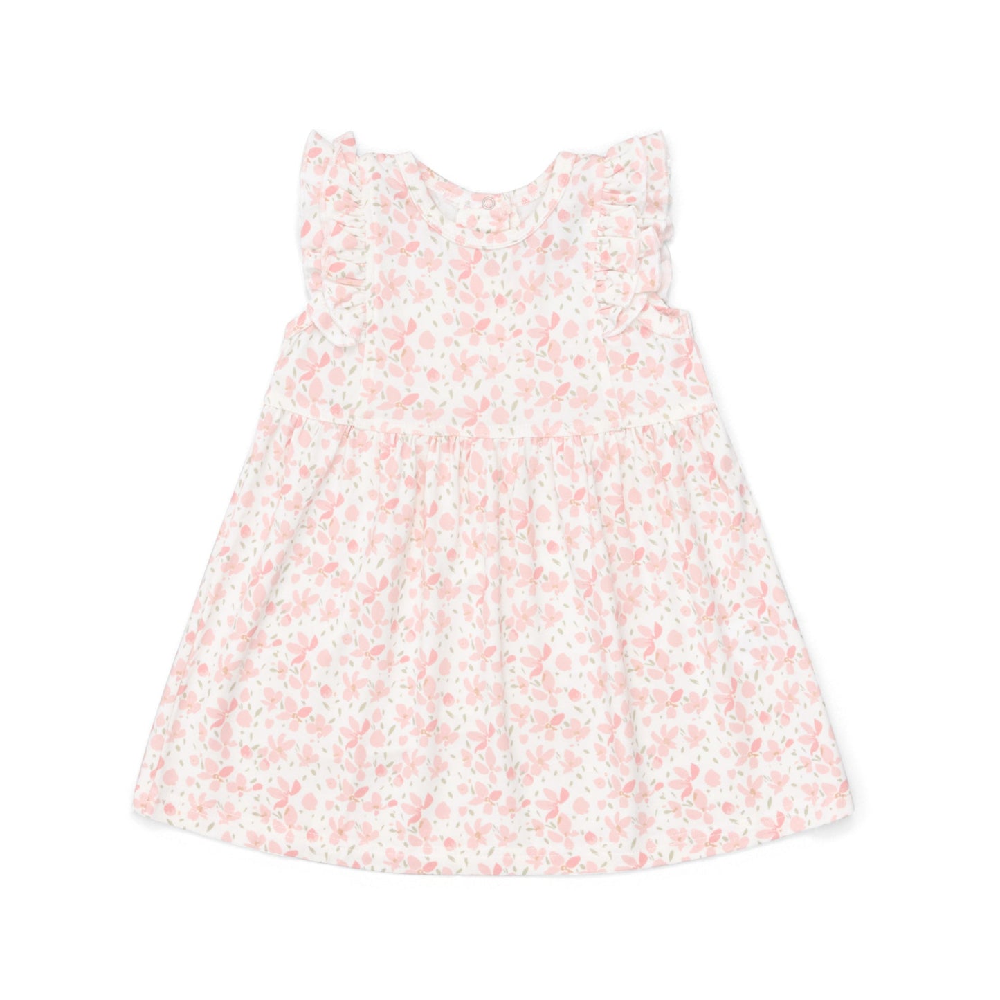 Floral dress on a white background