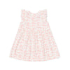Floral dress on a white background